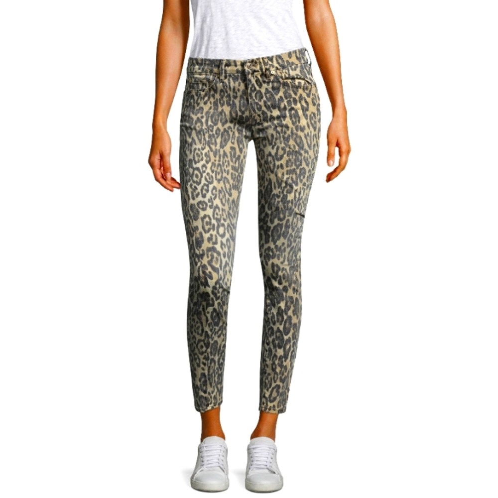 Seven 7 For All Mankind Leopard Print Jeans